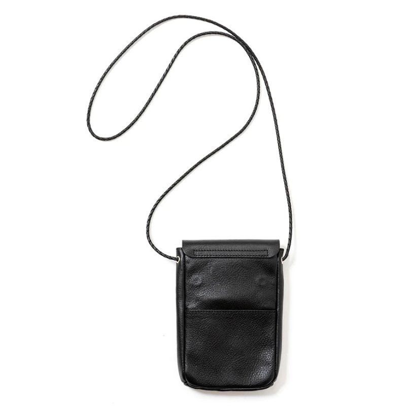 画像2: CALEE/STUDS LEATHER SHOULDER POUCH（BLACK）［スタッズレザーショルダーポーチ-23秋冬］