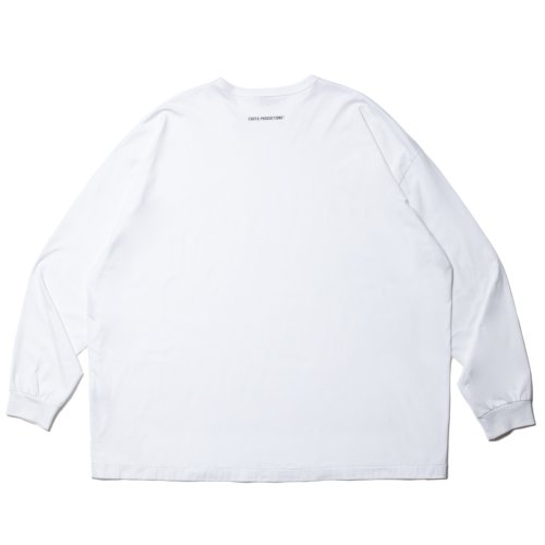 他の写真2: COOTIE PRODUCTIONS/Supima Oversized L/S Tee（White）［スーピマオーバーサイズ長袖T-23秋冬］