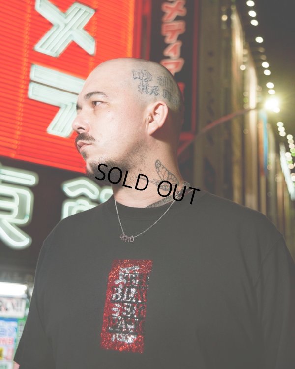 画像4: BlackEyePatch/HWC LABEL RHINESTONE TEE（BLACK）