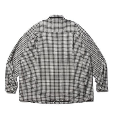 画像2: COOTIE PRODUCTIONS/Check Weather Cloth O/C Jacket（Black）［チェックオープンカラーJKT-23秋冬］