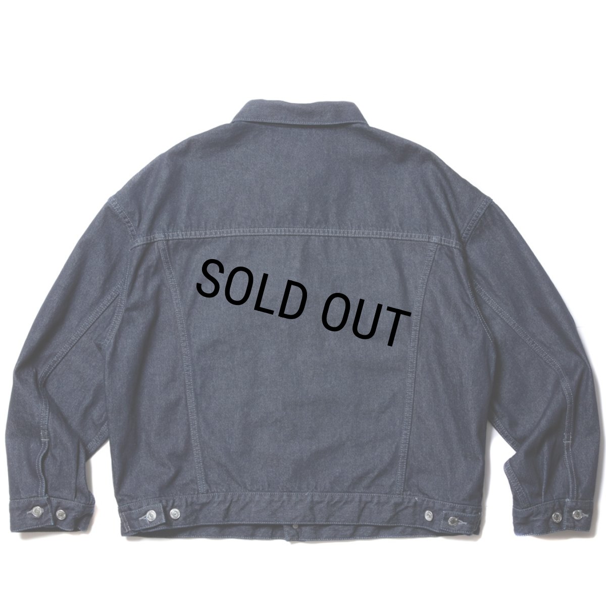 画像2: COOTIE PRODUCTIONS/3rd Type Denim Jacket（Indigo One Wash）［サードタイプデニムJKT-23秋冬］ (2)