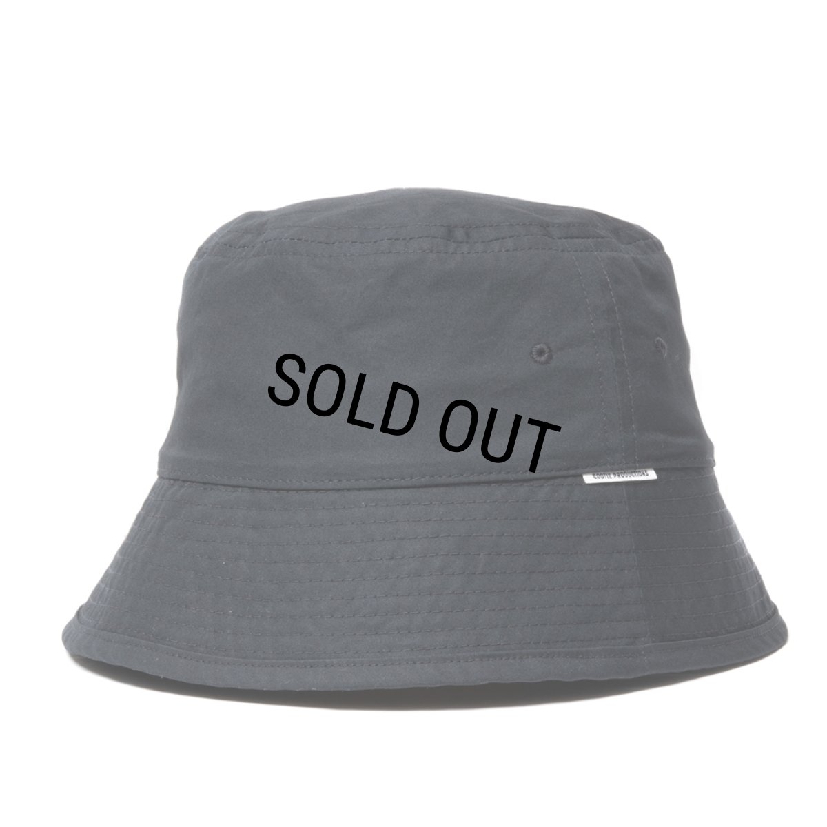 画像1: COOTIE PRODUCTIONS/Ventile Weather Cloth Bucket Hat（Black）［ベンタイルバケットハット-23秋冬］ (1)