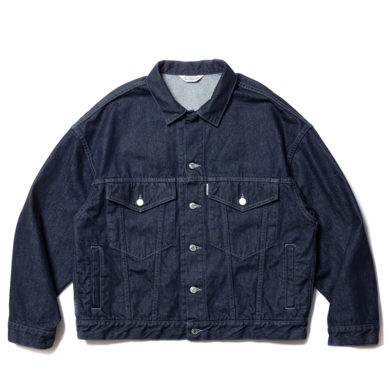 画像1: COOTIE PRODUCTIONS/3rd Type Denim Jacket（Indigo One Wash）［サードタイプデニムJKT-23秋冬］