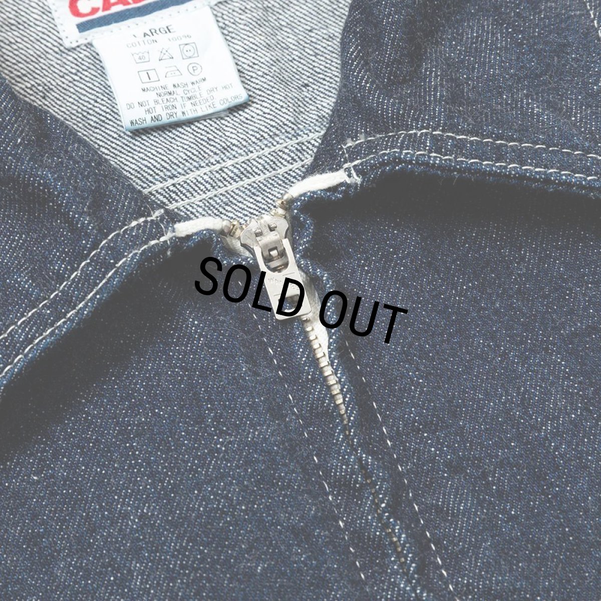 画像4: CALEE/VINTAGE REPRODUCT DENIM SWINGTOP＜OW＞（INDIGO BLUE）［デニムスウィングトップ-23秋冬］ (4)