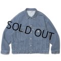 COOTIE PRODUCTIONS/3rd Type Denim Jacket（Indigo Fade）［サードタイプデニムJKT-23秋冬］