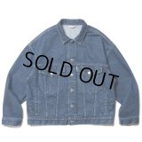 COOTIE PRODUCTIONS/3rd Type Denim Jacket（Indigo Fade）［サードタイプデニムJKT-23秋冬］