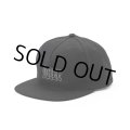 CALEE/CAL EMBROIDERY TWILL CAP（BLACK/GRAY）［ツイルキャップ-23秋冬］
