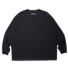 画像2: COOTIE PRODUCTIONS/Supima Oversized L/S Tee（Black）［スーピマオーバーサイズ長袖T-23秋冬］ (2)