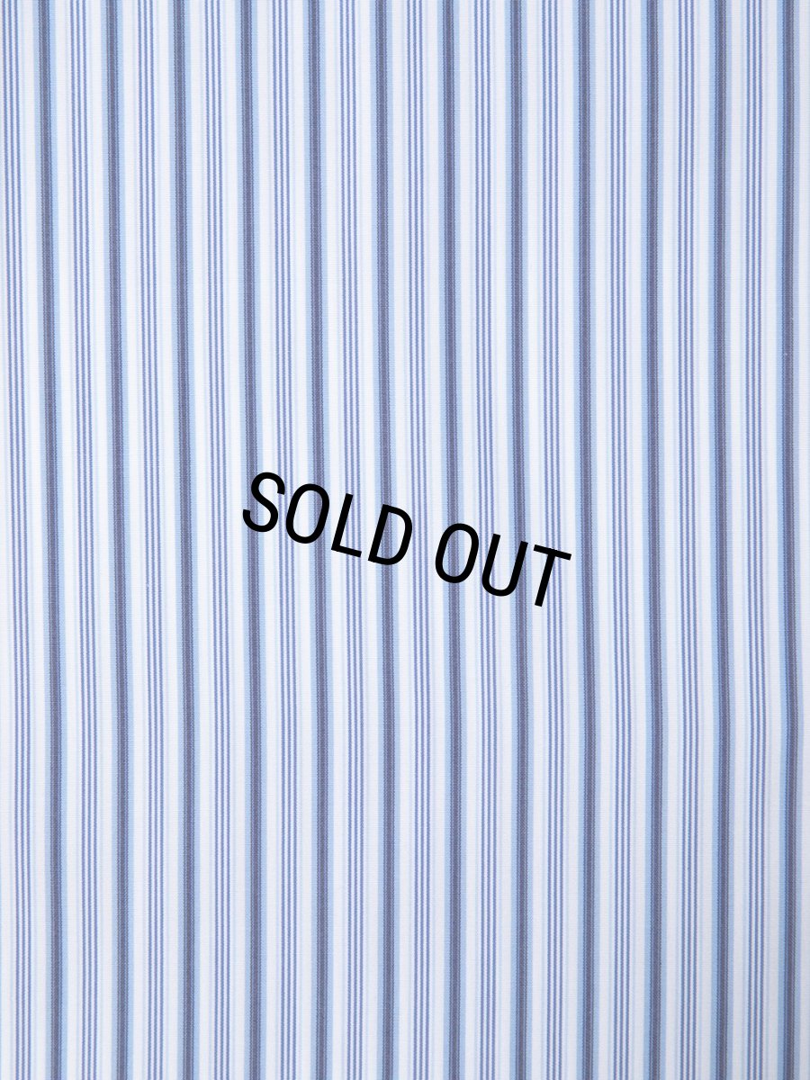 画像2: COOTIE PRODUCTIONS/Stripe Broad L/S Shirt（THOMAS MASON）（White）［ストライプブロードシャツ-23秋冬］ (2)