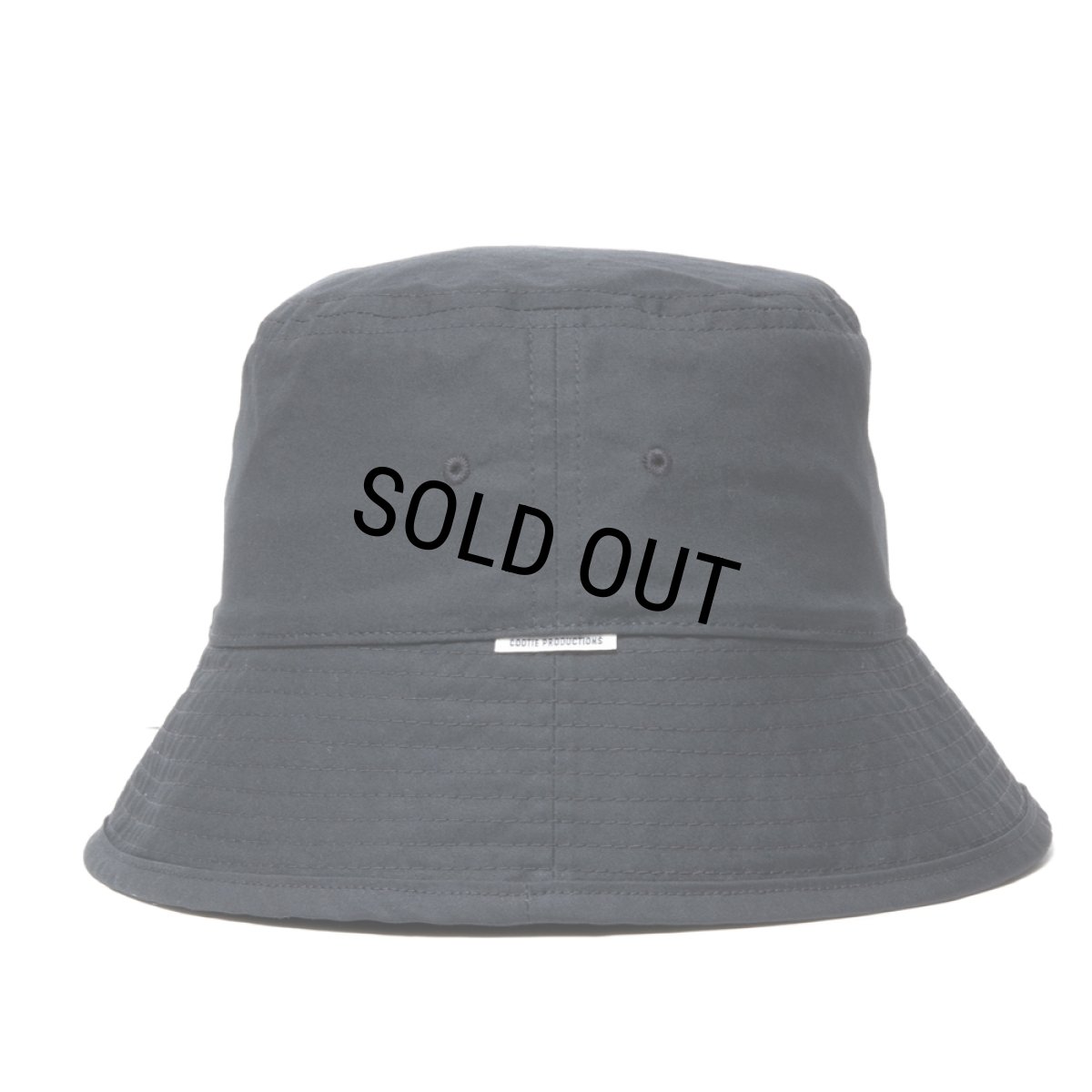 画像2: COOTIE PRODUCTIONS/Ventile Weather Cloth Bucket Hat（Black）［ベンタイルバケットハット-23秋冬］ (2)