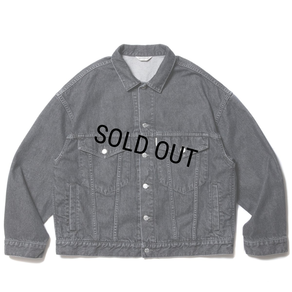 画像1: COOTIE PRODUCTIONS/3rd Type Denim Jacket（Black Fade）［サードタイプデニムJKT-23秋冬］ (1)