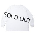 COOTIE PRODUCTIONS/Supima Oversized L/S Tee（White）［スーピマオーバーサイズ長袖T-23秋冬］