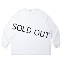 COOTIE PRODUCTIONS/Supima Oversized L/S Tee（White）［スーピマオーバーサイズ長袖T-23秋冬］