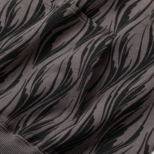 他の写真3: CALEE/FEATER PATTERN PULLOVER HD（CHARCOAL） 【40%OFF】［フェザー柄プルオーバーパーカー-23秋冬］