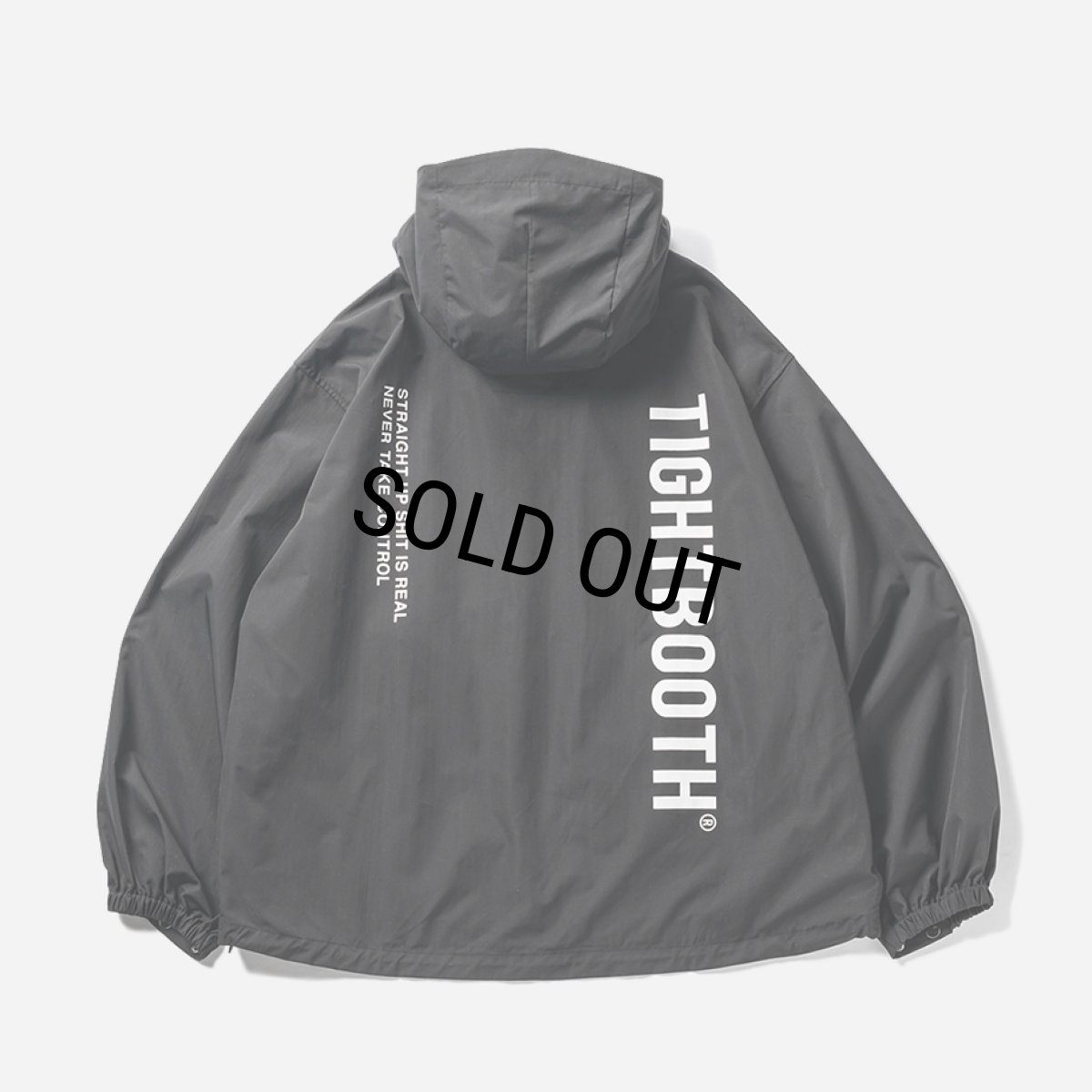 画像1: TIGHTBOOTH/LABEL ANORAK（Black）［アノラックJKT-23秋冬］ (1)