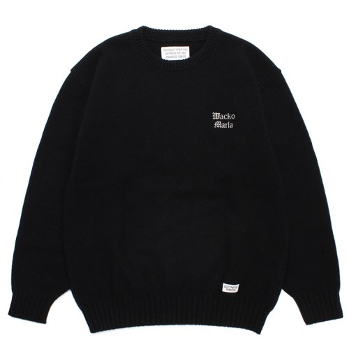 他の写真1: WACKO MARIA/CLASSIC KNIT SWEATER（BLACK）［クラシックニットセーター-23秋冬］