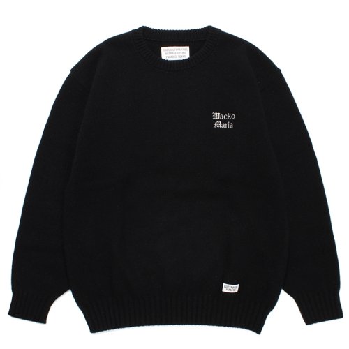 他の写真1: WACKO MARIA/CLASSIC KNIT SWEATER（BLACK）［クラシックニットセーター-23秋冬］