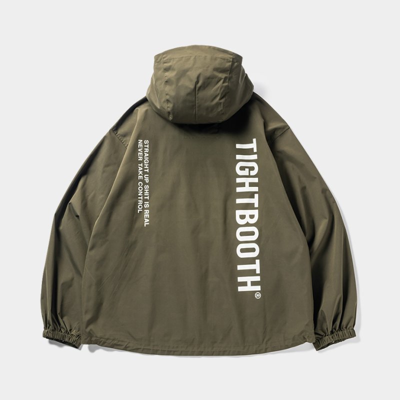 画像2: TIGHTBOOTH/LABEL ANORAK（Olive）［アノラックJKT-23秋冬］