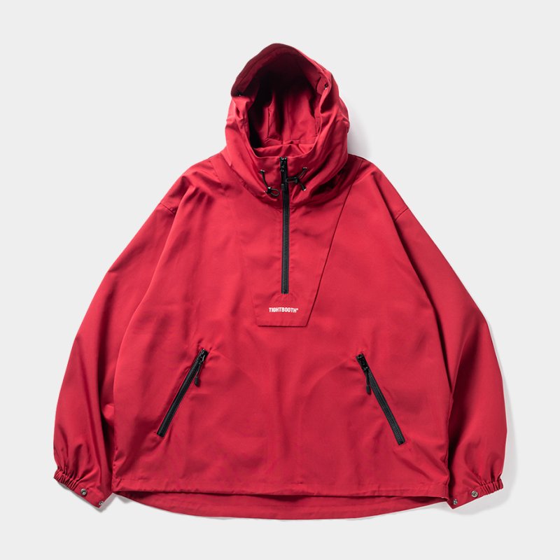 画像1: TIGHTBOOTH/LABEL ANORAK（Red）［アノラックJKT-23秋冬］