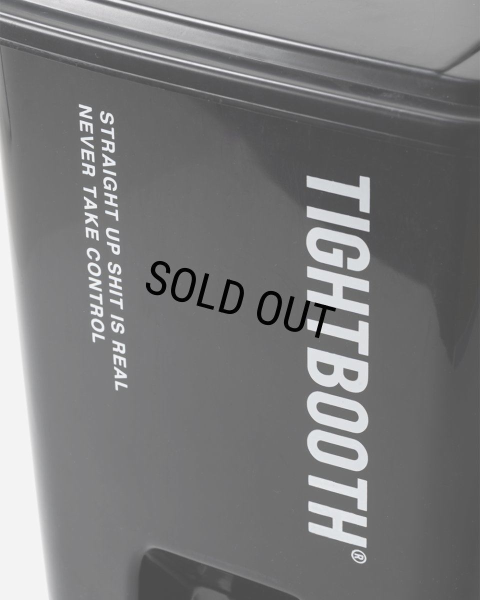 画像5: TIGHTBOOTH/LOGO TRASH CAN M（Black）［ゴミ箱"M"-23秋冬］ (5)