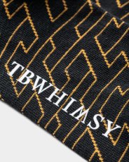 画像5: TIGHTBOOTH/T JACQUARD SOCKS（Black）［ジャガードソックス-23秋冬］ (5)