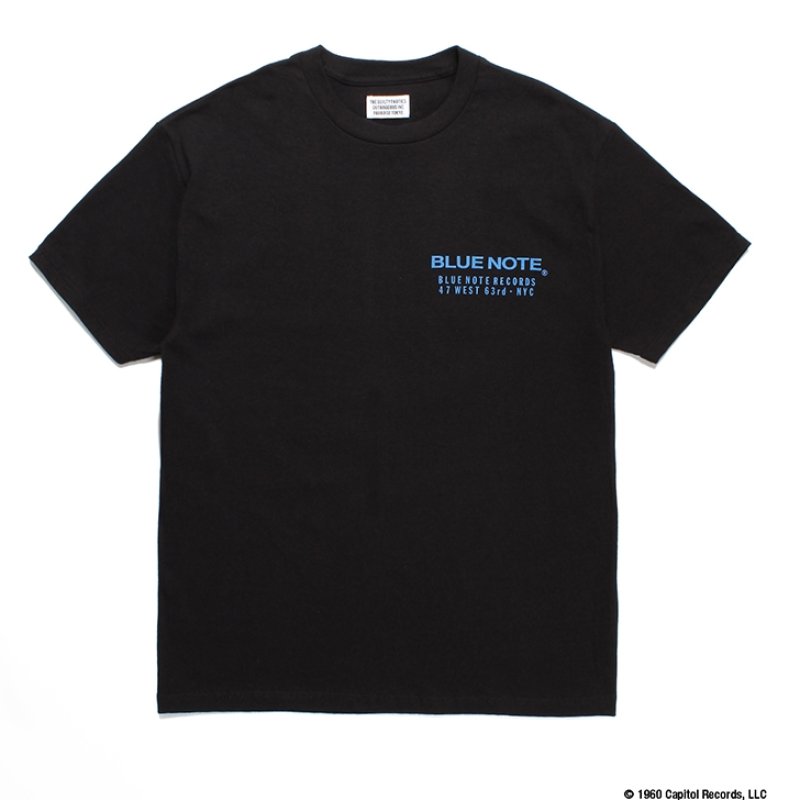 画像1: WACKO MARIA/BLUE NOTE / T-SHIRT（TYPE-3）（BLACK）［プリントT-23秋冬］