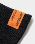 画像5: TIGHTBOOTH/LABEL LOGO HIGH SOCKS（Black）［ハイソックス-23秋冬］ (5)