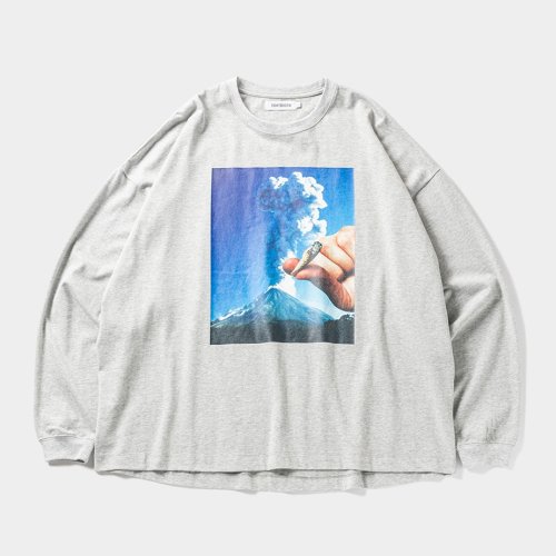 他の写真1: TIGHTBOOTH/VOLCANO L/S T-SHIRT（Gray） 【30%OFF】［プリント長袖T-23秋冬］