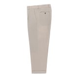 WACKO MARIA/DORMEUIL / PLEATED TROUSERS（TYPE-2）（LIGHT BEIGE）［ワンタックスラックス(TYPE-2)-23秋冬］