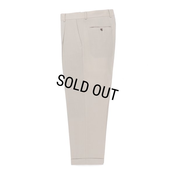 画像1: WACKO MARIA/DORMEUIL / PLEATED TROUSERS（TYPE-2）（LIGHT BEIGE）［ワンタックスラックス(TYPE-2)-23秋冬］