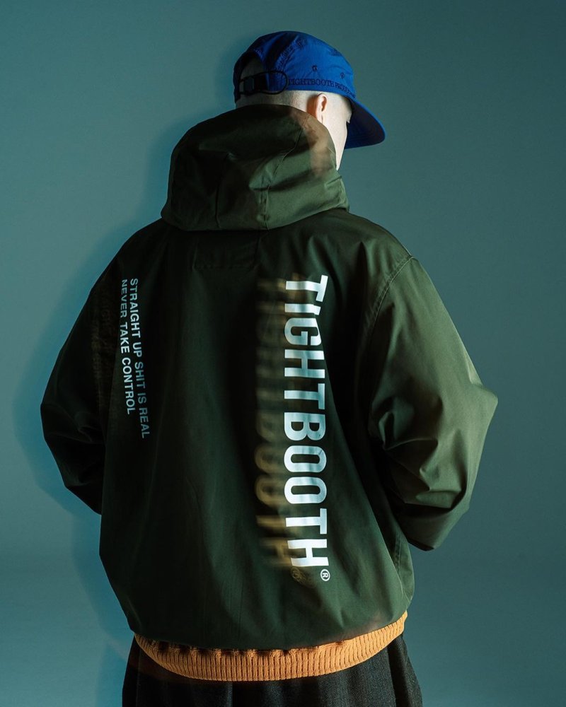 画像3: TIGHTBOOTH/LABEL ANORAK（Olive）［アノラックJKT-23秋冬］