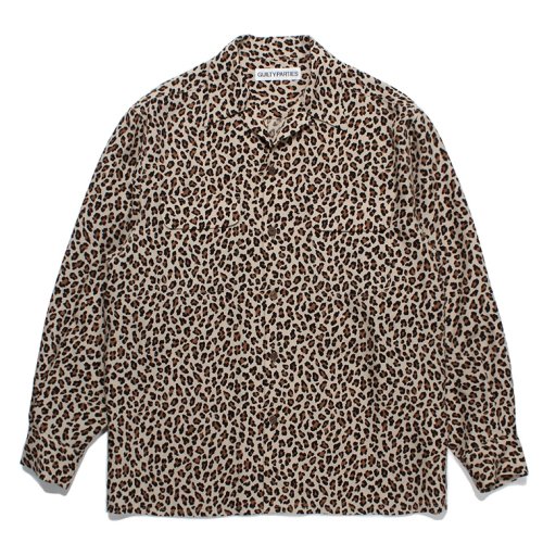 他の写真1: WACKO MARIA/LEOPARD OPEN COLLAR SHIRT（BEIGE）［レオパードオープンカラーシャツ-23秋冬］