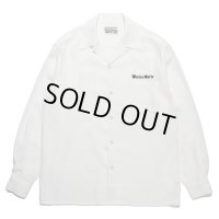 WACKO MARIA/50'S OPEN COLLAR SHIRT（WHITE）［50'Sオープンカラーシャツ-23秋冬］