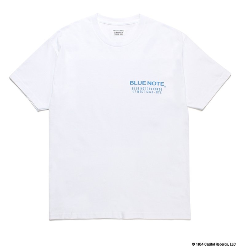 画像1: WACKO MARIA/BLUE NOTE / T-SHIRT（TYPE-2）（WHITE）［プリントT-23秋冬］
