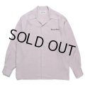 WACKO MARIA/50'S OPEN COLLAR SHIRT（PURPLE）［50'Sオープンカラーシャツ-23秋冬］