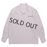 WACKO MARIA/50'S OPEN COLLAR SHIRT（PURPLE）［50'Sオープンカラーシャツ-23秋冬］