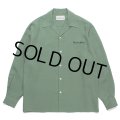 WACKO MARIA/50'S OPEN COLLAR SHIRT（GREEN）［50'Sオープンカラーシャツ-23秋冬］