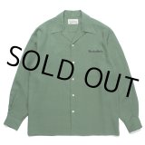 WACKO MARIA/50'S OPEN COLLAR SHIRT（GREEN）［50'Sオープンカラーシャツ-23秋冬］