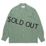 WACKO MARIA/50'S OPEN COLLAR SHIRT（GREEN）［50'Sオープンカラーシャツ-23秋冬］