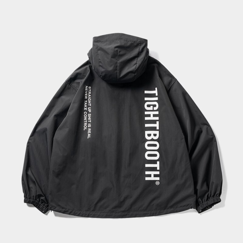 画像2: TIGHTBOOTH/LABEL ANORAK（Black）［アノラックJKT-23秋冬］