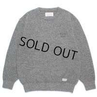 WACKO MARIA/CLASSIC KNIT SWEATER（GRAY）［クラシックニットセーター-23秋冬］