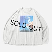 TIGHTBOOTH/VOLCANO L/S T-SHIRT（Gray） 【30%OFF】［プリント長袖T-23秋冬］