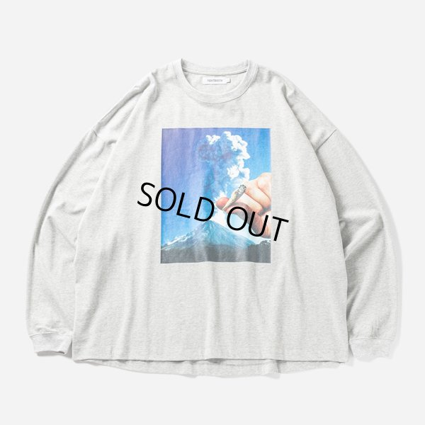 画像1: TIGHTBOOTH/VOLCANO L/S T-SHIRT（Gray） 【30%OFF】［プリント長袖T-23秋冬］