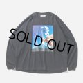 【30%OFF】TIGHTBOOTH/VOLCANO L/S T-SHIRT（Black）［プリント長袖T-23秋冬］