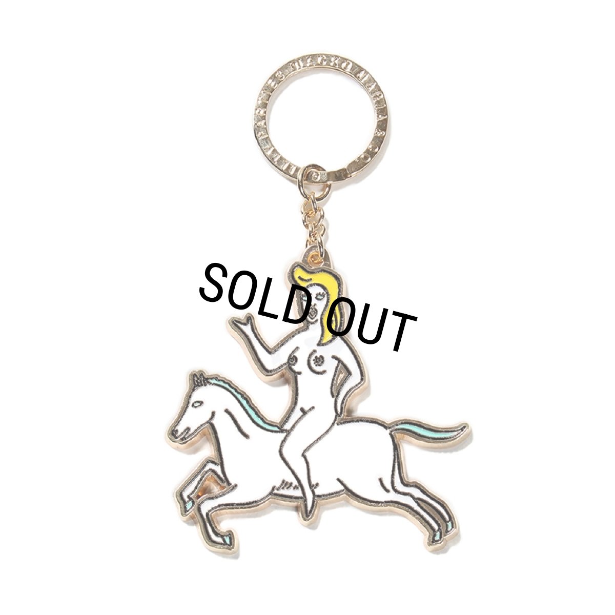 画像1: WACKO MARIA/世界平和プロジェクト KEY RING（ONE）［キーリング-23秋冬］ (1)