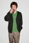 画像2: WACKO MARIA/50'S OPEN COLLAR SHIRT（GREEN）［50'Sオープンカラーシャツ-23秋冬］ (2)