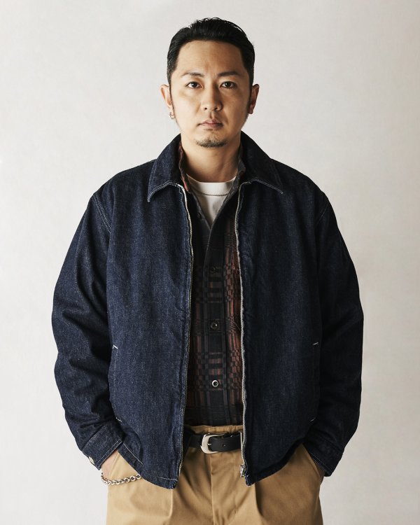 画像5: CALEE/VINTAGE REPRODUCT DENIM SWINGTOP＜OW＞（INDIGO BLUE）［デニムスウィングトップ-23秋冬］