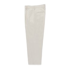 画像1: WACKO MARIA/DOUBLE PLEATED CHINO TROUSERS（WHITE）［ツータックチノトラウザース-23秋冬］ (1)
