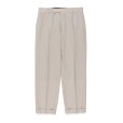 画像2: WACKO MARIA/DORMEUIL / PLEATED TROUSERS（TYPE-2）（LIGHT BEIGE）［ワンタックスラックス(TYPE-2)-23秋冬］ (2)