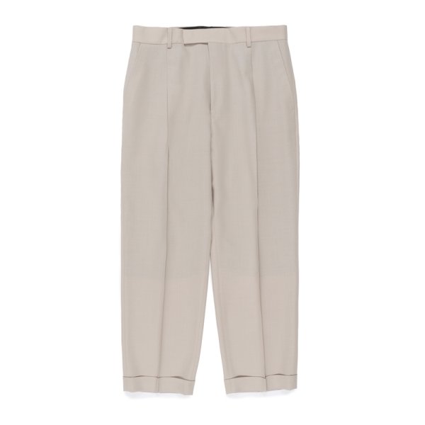 画像2: WACKO MARIA/DORMEUIL / PLEATED TROUSERS（TYPE-2）（LIGHT BEIGE）［ワンタックスラックス(TYPE-2)-23秋冬］